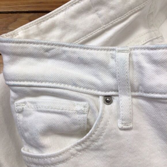 LEVI’S 721 distressed high rise skinny  denim jeans 26 white - Picture 5 of 12